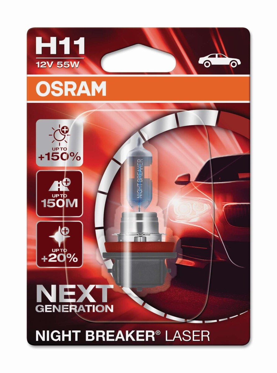 NIGHT BREAKER LASER Next Generation H11 Einzelblister