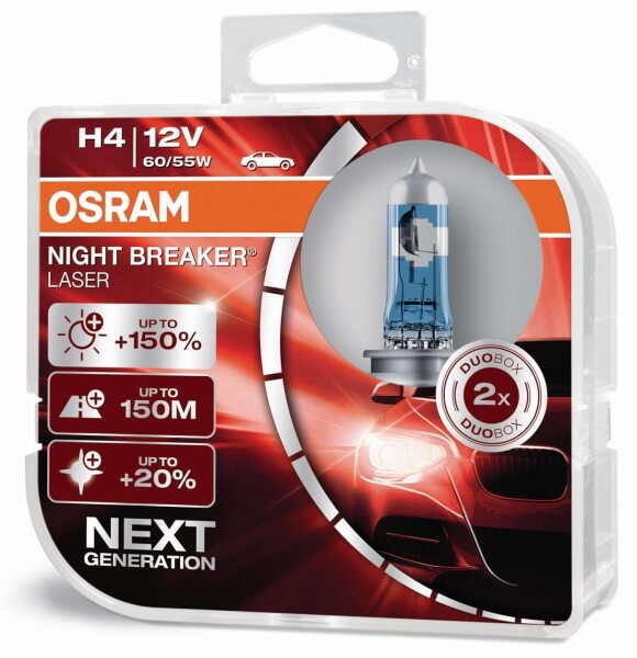 NIGHT BREAKER® LASER Next Generation H4 Duobox