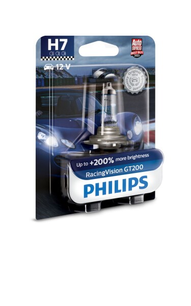 H7 12V 55W PX26d RacingVision GT200 1St. Blister Philips