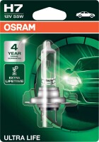 Osram  ULTRA LIFE H7, Halogen 12V, Einzelblister -...