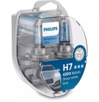 H7 12V 55W PX26d WhiteVision Ultra 4200K 2st. + 2x W5W...