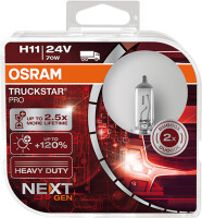 Osram  TRUCKSTAR® PRO H11, Halogen 24V, DUOBOX -...